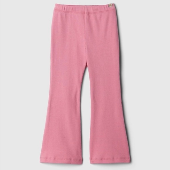 Baby Gap Heart Long Sleeve T Shirt & Matching Ribbed Pink Flare Pants NWT 12-18 - Picture 6 of 8